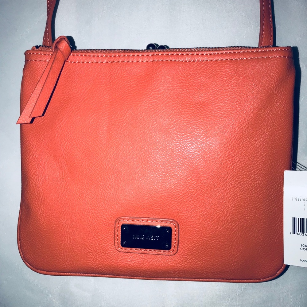 Coral orange purse